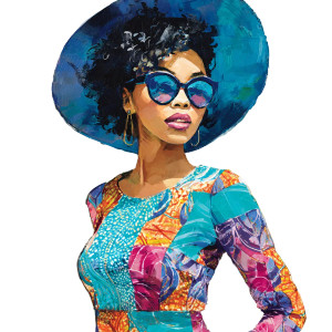 Fashionable African Woman V4 Vinyl Car Decal Sticker – Waterproof & UV-Resistant 3.4133333333333336" Fashionable African Woman V4 Vinyl Car Decal Sticker – Waterproof & UV-Resistant 3.4133333333333336"