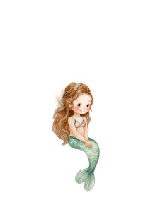 Baby Mermaid Art V2 Vinyl Car Decal Sticker – Waterproof & UV-Resistant 4.1066666666666665"