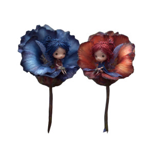 Flower Nymphs Vinyl Car Decal Sticker – Waterproof & UV-Resistant 3.4133333333333336" Flower Nymphs Vinyl Car Decal Sticker – Waterproof & UV-Resistant 3.4133333333333336"