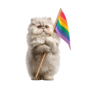 Persian Cat Pride Vinyl Car Decal Sticker – Waterproof & UV-Resistant 3.4133333333333336"