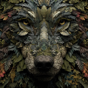 Fantasy Wolf Face V2 Vinyl Car Decal Sticker – Waterproof & UV-Resistant 6.826666666666667"