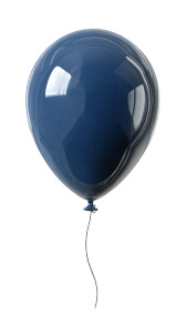 Blue Latex Balloon V2 Vinyl Car Decal Sticker – Waterproof & UV-Resistant 4.8533333333333335"