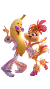 Dancing Banana Chicken V3 Vinyl Car Decal Sticker – Waterproof & UV-Resistant 9.706666666666667"