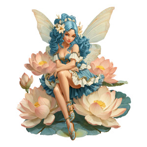 Blue Fairy V4 Vinyl Car Decal Sticker – Waterproof & UV-Resistant 3.4133333333333336" Blue Fairy V4 Vinyl Car Decal Sticker – Waterproof & UV-Resistant 3.4133333333333336"