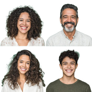 Brazilian Family Portrait V6 Vinyl Car Decal Sticker – Waterproof & UV-Resistant 6.826666666666667"