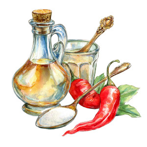 Chili Peppers Clipart Vinyl Car Decal Sticker – Waterproof & UV-Resistant 3.4133333333333336"