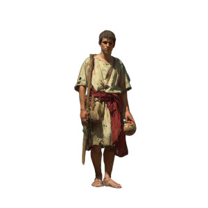 Ancient Greek Commoner Vinyl Car Decal Sticker – Waterproof & UV-Resistant 3.4133333333333336"