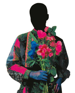Faceless Floral Collage Vinyl Car Decal Sticker – Waterproof & UV-Resistant 4.0"