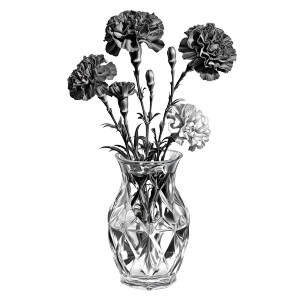 Crystal Vase Marigolds Vinyl Car Decal Sticker – Waterproof & UV-Resistant 3.4133333333333336"
