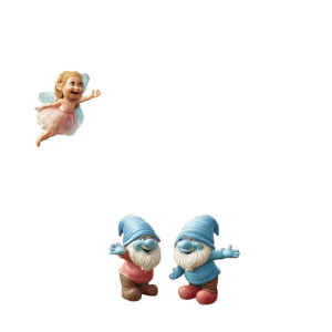 Gnomes And Fairy Vinyl Car Decal Sticker – Waterproof & UV-Resistant 6.826666666666667"