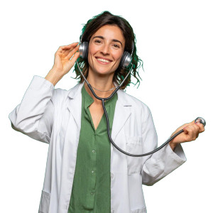 Brazilian Doctor Listening Vinyl Car Decal Sticker – Waterproof & UV-Resistant 6.826666666666667"