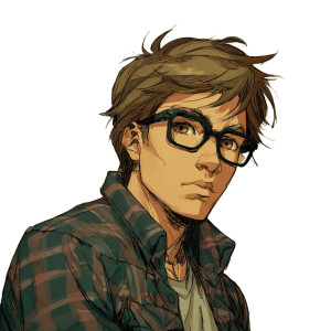 Cyberpunk Young Man V4 Vinyl Car Decal Sticker – Waterproof & UV-Resistant 3.4133333333333336"