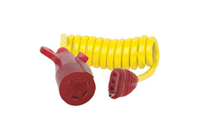 Hopkins Endurance 7-Way Blade To 4 Flat Trailer Wiring Connector Adapter | Nite Glow | Stretch Flex-Coil Hopkins Endurance 7-Way Blade To 4 Flat Trailer Wiring Connector Adapter | Nite Glow | Stretch Flex-Coil