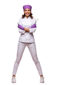 Confident Dentist Pose Vinyl Car Decal Sticker – Waterproof & UV-Resistant 8.96"