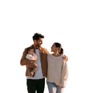 Happy Hispanic Family V5 Vinyl Car Decal Sticker – Waterproof & UV-Resistant 3.4133333333333336"