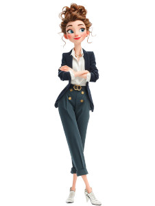 Stylized Businesswoman Vinyl Car Decal Sticker – Waterproof & UV-Resistant 8.213333333333333" Stylized Businesswoman Vinyl Car Decal Sticker – Waterproof & UV-Resistant 8.213333333333333"
