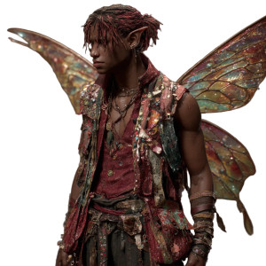 Feywild Pixie Vinyl Car Decal Sticker – Waterproof & UV-Resistant 3.4133333333333336"