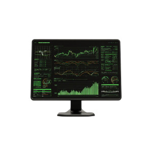 Black Monitor Screen Vinyl Car Decal Sticker – Waterproof & UV-Resistant 6.826666666666667"