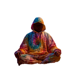 Cosmic Meditator V2 Vinyl Car Decal Sticker – Waterproof & UV-Resistant 3.4133333333333336"