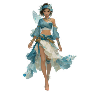Water Fairy Teacher Vinyl Car Decal Sticker – Waterproof & UV-Resistant 3.4133333333333336"