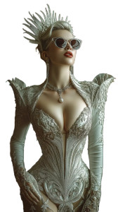 Glamorous Labubu Vinyl Car Decal Sticker – Waterproof & UV-Resistant 4.8533333333333335"