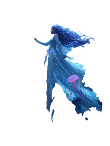 Enchanting Mermaid Scene V2 Vinyl Car Decal Sticker – Waterproof & UV-Resistant 4.1066666666666665"