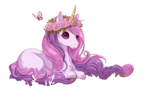 Cartoon Unicorn Resting Vinyl Car Decal Sticker – Waterproof & UV-Resistant 2.986666666666667"