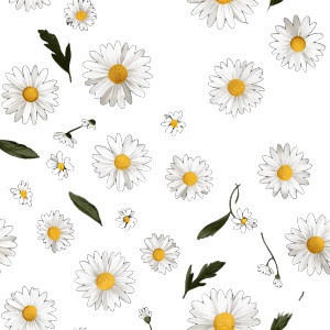 White Daisies V2 Vinyl Car Decal Sticker – Waterproof & UV-Resistant 3.4133333333333336"