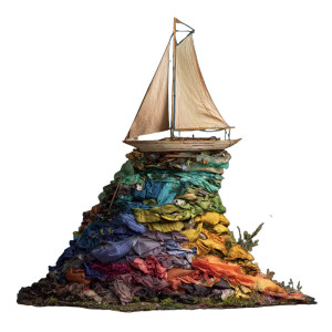 Rgb Garbage Sailboat Vinyl Car Decal Sticker – Waterproof & UV-Resistant 3.4133333333333336"