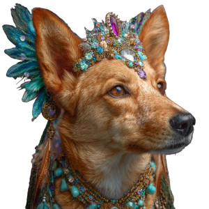 Magical Foxy Goddess Vinyl Car Decal Sticker – Waterproof & UV-Resistant 3.4133333333333336"