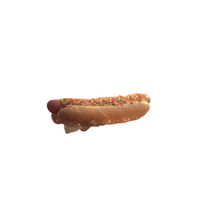 Giant Hotdog Creature Vinyl Car Decal Sticker – Waterproof & UV-Resistant 6.826666666666667"