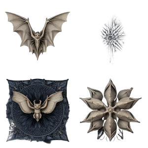 Bat Wing Monsoons V2 Vinyl Car Decal Sticker – Waterproof & UV-Resistant 3.4133333333333336"