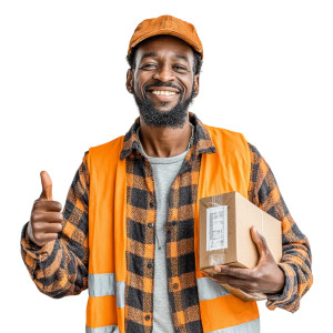 Fashionable Courier Vinyl Car Decal Sticker – Waterproof & UV-Resistant 3.4133333333333336"