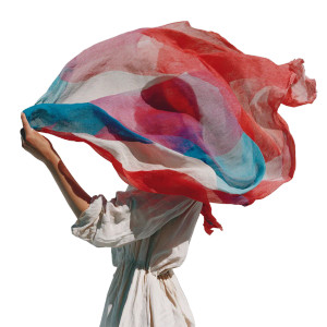 Scarf In Breeze Vinyl Car Decal Sticker – Waterproof & UV-Resistant 3.4133333333333336"