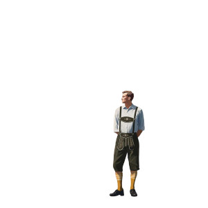 Lederhosen Man Vinyl Car Decal Sticker – Waterproof & UV-Resistant 3.4133333333333336" Lederhosen Man Vinyl Car Decal Sticker – Waterproof & UV-Resistant 3.4133333333333336"