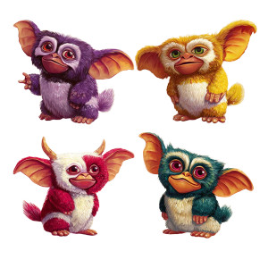 Colorful Cartoon Gremlins Vinyl Car Decal Sticker – Waterproof & UV-Resistant 3.4133333333333336"