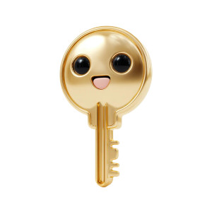 Friendly Talking Key Vinyl Car Decal Sticker – Waterproof & UV-Resistant 6.826666666666667"