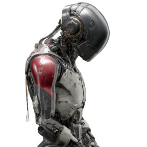 Humanoid Robot V10 Vinyl Car Decal Sticker – Waterproof & UV-Resistant 3.4133333333333336"