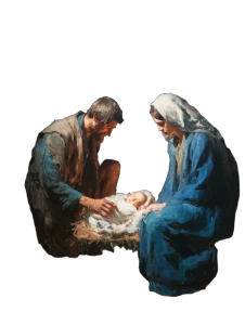 Nativity Scene Art Vinyl Car Decal Sticker – Waterproof & UV-Resistant 8.213333333333333"