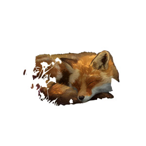 Crystal Fox Vinyl Car Decal Sticker – Waterproof & UV-Resistant 3.4133333333333336"