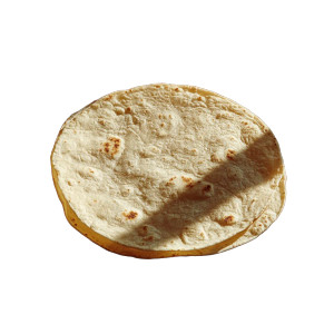 Empty Tortilla Vinyl Car Decal Sticker – Waterproof & UV-Resistant 3.4133333333333336"