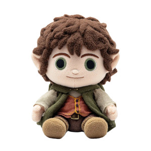 Frodo Plush Toy Vinyl Car Decal Sticker – Waterproof & UV-Resistant 3.4133333333333336"