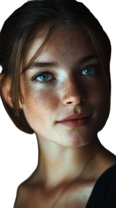 Young Woman Portrait V101 Vinyl Car Decal Sticker – Waterproof & UV-Resistant 9.706666666666667" Young Woman Portrait V101 Vinyl Car Decal Sticker – Waterproof & UV-Resistant 9.706666666666667"