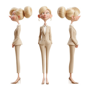 Olga Pixar Character Vinyl Car Decal Sticker – Waterproof & UV-Resistant 3.4133333333333336"