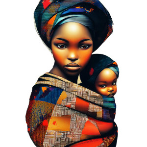African Mother Portrait Vinyl Car Decal Sticker – Waterproof & UV-Resistant 3.4133333333333336" African Mother Portrait Vinyl Car Decal Sticker – Waterproof & UV-Resistant 3.4133333333333336"