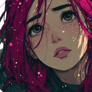 Heartbroken Anime Girl Vinyl Car Decal Sticker – Waterproof & UV-Resistant 6.826666666666667"