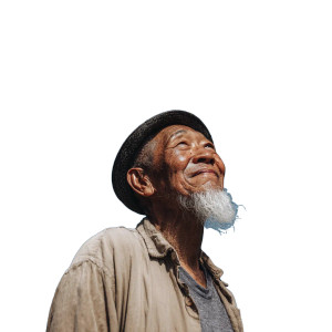 Smiling Elderly Asian Vinyl Car Decal Sticker – Waterproof & UV-Resistant 3.4133333333333336" Smiling Elderly Asian Vinyl Car Decal Sticker – Waterproof & UV-Resistant 3.4133333333333336"