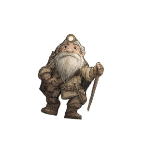 Mining Dwarf Vinyl Car Decal Sticker – Waterproof & UV-Resistant 3.4133333333333336"