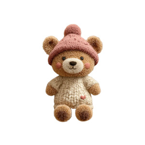 Knitted Teddy Bear V2 Vinyl Car Decal Sticker – Waterproof & UV-Resistant 3.4133333333333336" Knitted Teddy Bear V2 Vinyl Car Decal Sticker – Waterproof & UV-Resistant 3.4133333333333336"