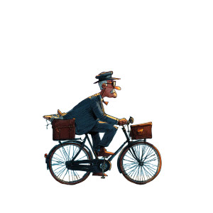 Cyclist At Sunset V4 Vinyl Car Decal Sticker – Waterproof & UV-Resistant 6.826666666666667"